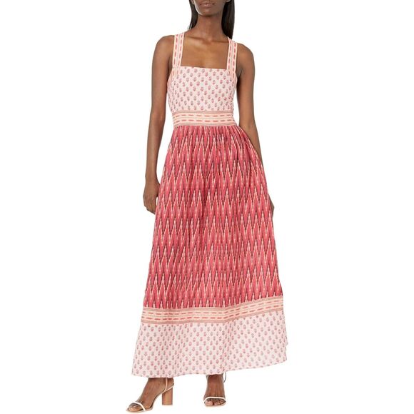 New Faherty Gracie Maxi Dress Pink Gobi Floral | Size‎ XXS - Picture 1 of 11